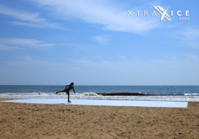 Patinaje sobre hielo en verano. ¡Ahora es posible con Xtraice!