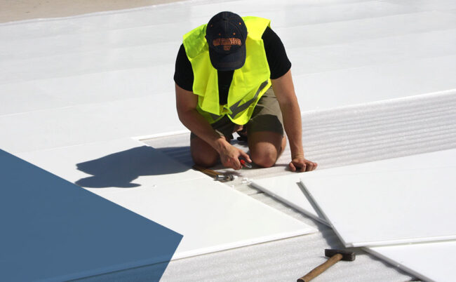 Synthetische Xtraice Eisbahn bauen