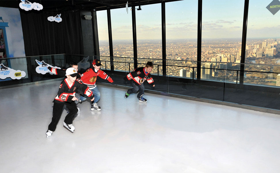 World´s highest ice rink by Xtraice