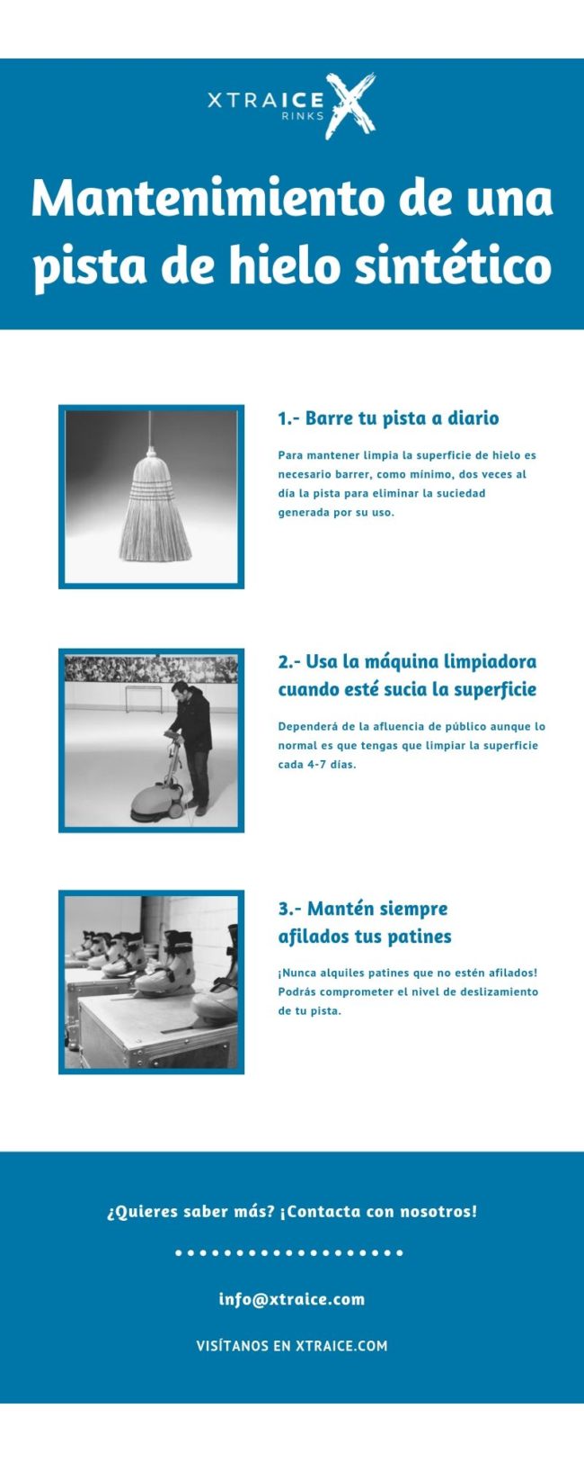 mantenimiento-pista-hielo-sintetico Mantenimiento de una pista de hielo sintético