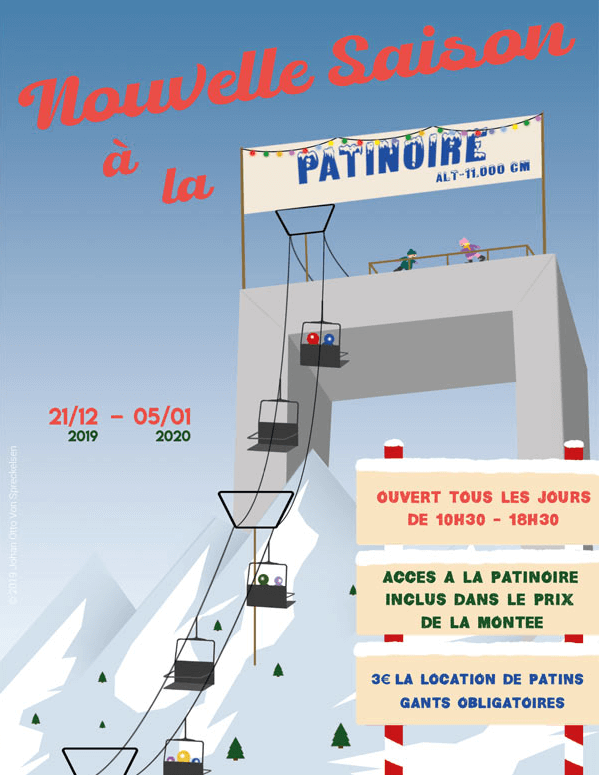Pista pattinaggio Grande Arco Parigi