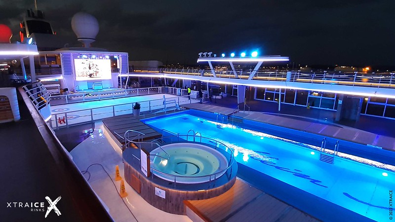 Ice rink on a cruise ship by Xtraice